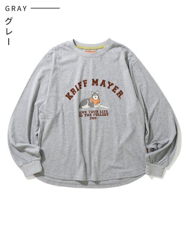 クリフメイヤー[公式] プリントロンT(マフラーハスキー) LADYS W2517830