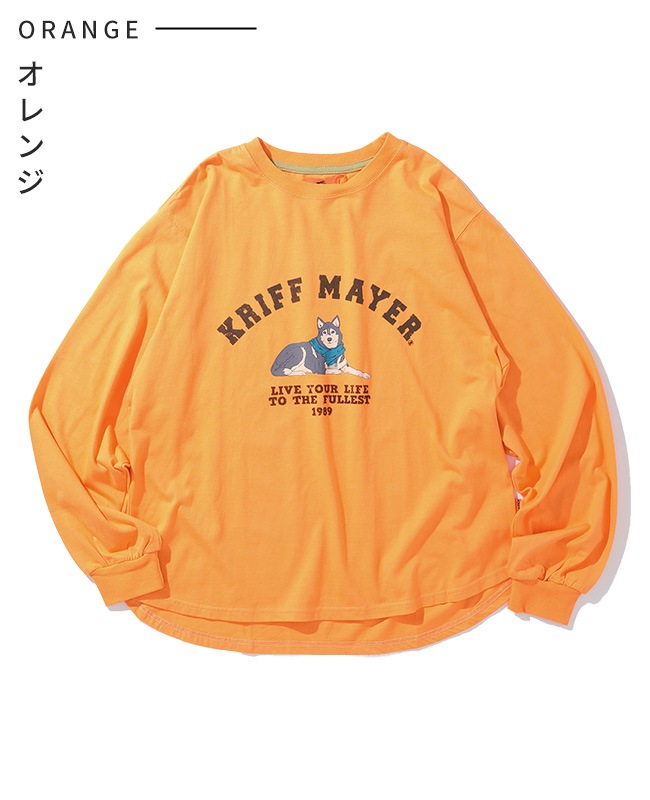 クリフメイヤー[公式] プリントロンT(マフラーハスキー) LADYS W2517830