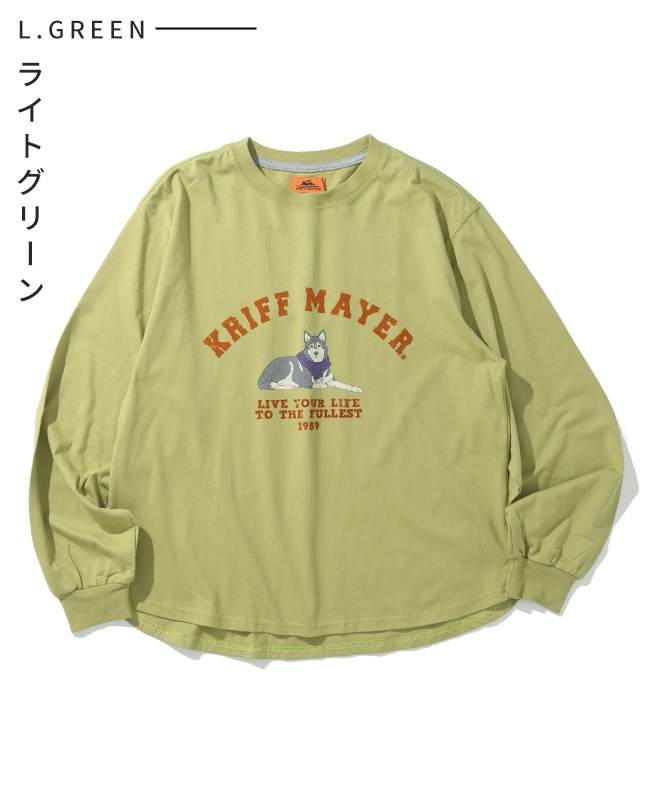 クリフメイヤー[公式] プリントロンT(マフラーハスキー) LADYS W2517830