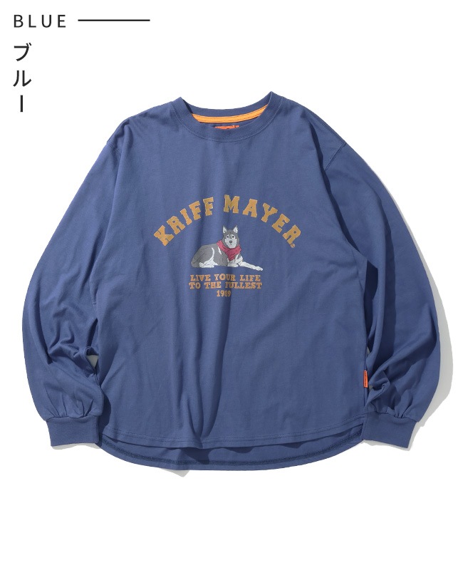 クリフメイヤー[公式] プリントロンT(マフラーハスキー) LADYS W2517830