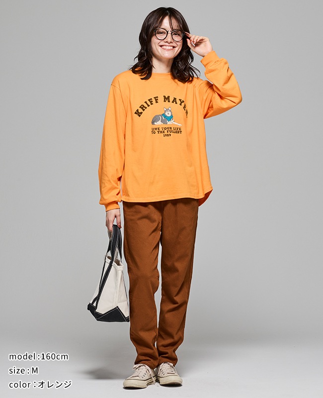 クリフメイヤー[公式] プリントロンT(マフラーハスキー) LADYS W2517830