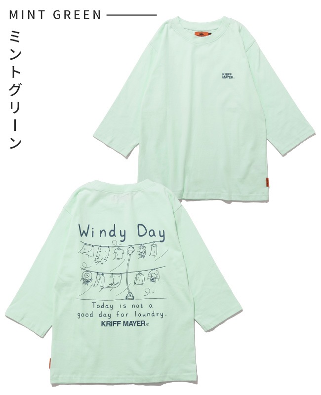 クリフメイヤー[公式] 楽LUCK七分袖Tシャツ(日本の妖怪) KIDS J2536317