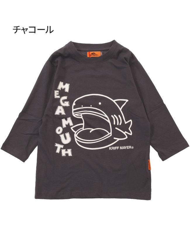 クリフメイヤー[公式] 楽LUCK-7分袖T(メガマウス) KIDS J2434308