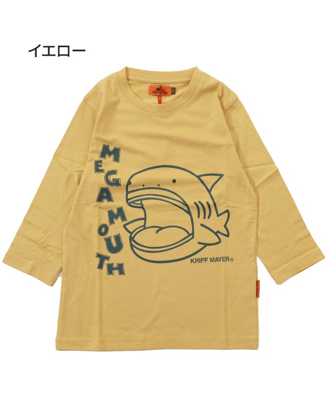 クリフメイヤー[公式] 楽LUCK-7分袖T(メガマウス) KIDS J2434308