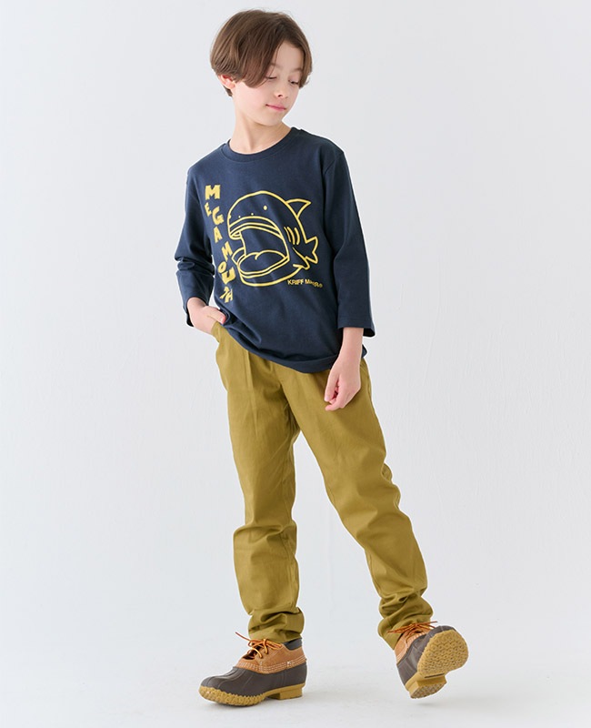 クリフメイヤー[公式] 楽LUCK-7分袖T(メガマウス) KIDS J2434308