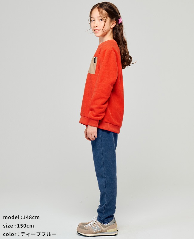 クリフメイヤー[公式] 裏シャギーデニムパンツ KIDS J2517105