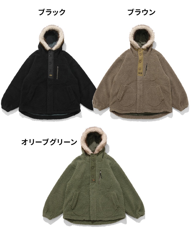 クリフメイヤー[公式] ボアミリタリーフードジャケット MENS 2525108