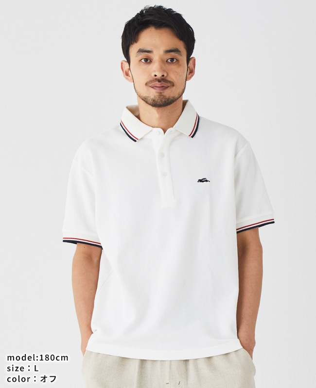 クリフメイヤー[公式] 冷感リンクスカノコリブラインポロ MENS 2445104