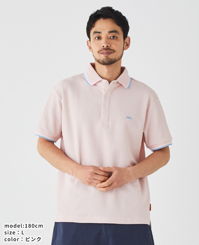 クリフメイヤー[公式] 冷感リンクスカノコリブラインポロ MENS 2445104