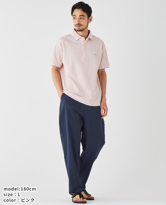 クリフメイヤー[公式] 冷感リンクスカノコリブラインポロ MENS 2445104