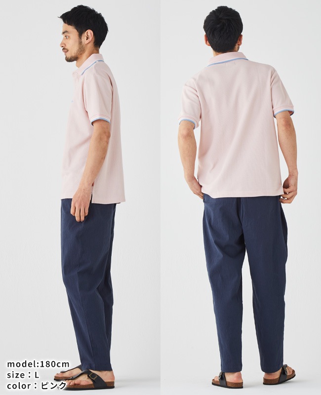 クリフメイヤー[公式] 冷感リンクスカノコリブラインポロ MENS 2445104