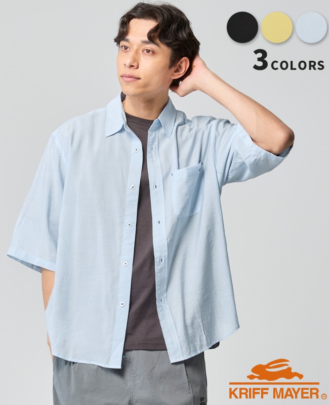 クリフメイヤー[公式] スズシゲ5分袖シャツ MENS 2547801