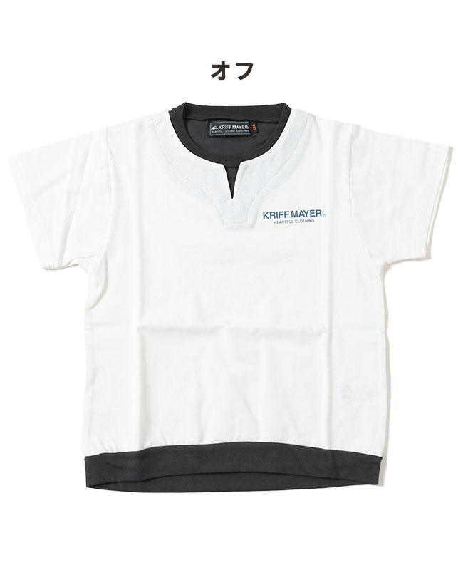 クリフメイヤー[公式] ナノカノコキーネックゆるTシャツ KIDS 2347856K