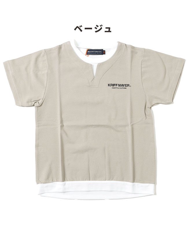 クリフメイヤー[公式] ナノカノコキーネックゆるTシャツ KIDS 2347856K