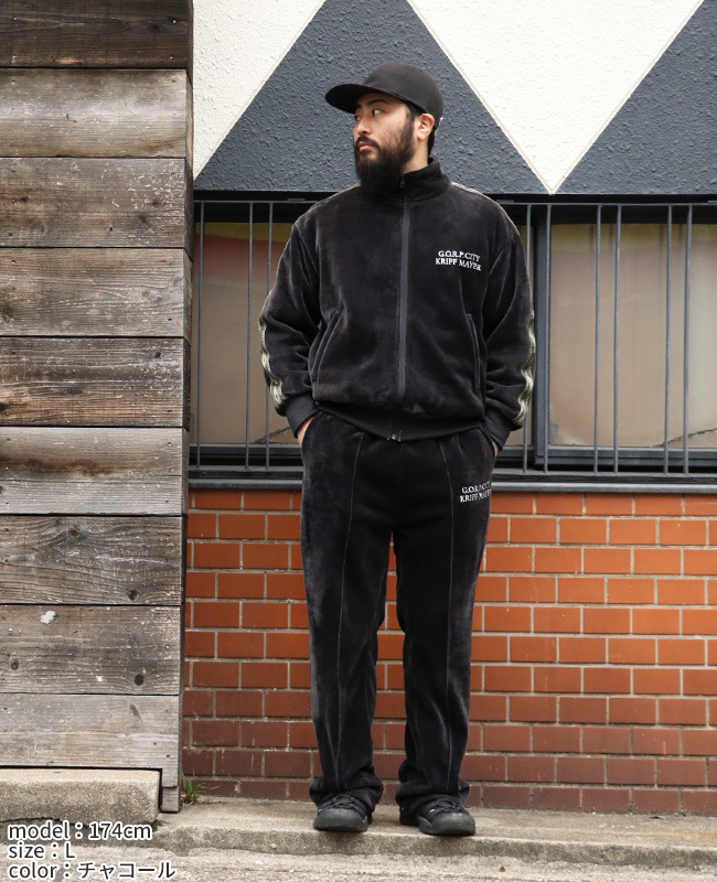 クリフメイヤー[公式] ボンディングベロアトラックパンツ MENS 2423110