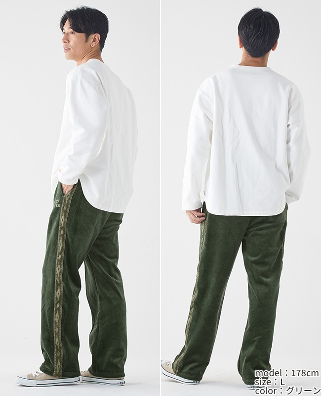 クリフメイヤー[公式] ボンディングベロアトラックパンツ MENS 2423110