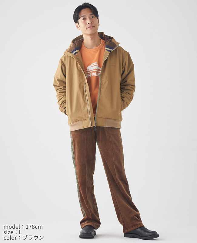 クリフメイヤー[公式] ボンディングベロアトラックパンツ MENS 2423110