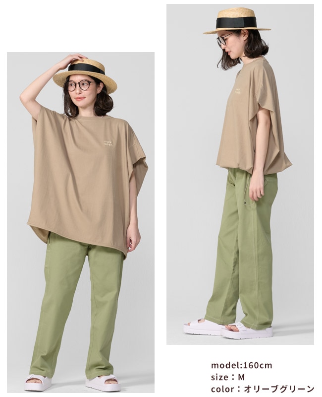 クリフメイヤー[公式] 楽のびストレートペインターパンツ LADYS