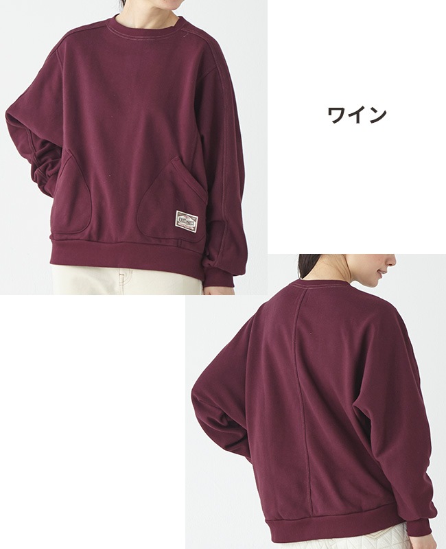 クリフメイヤー[公式] スウェットモモンガクルー LADYS 2417833L