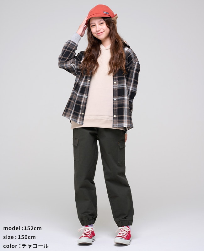 クリフメイヤー[公式] 綿カーゴジョガーパンツ KIDS J2527844