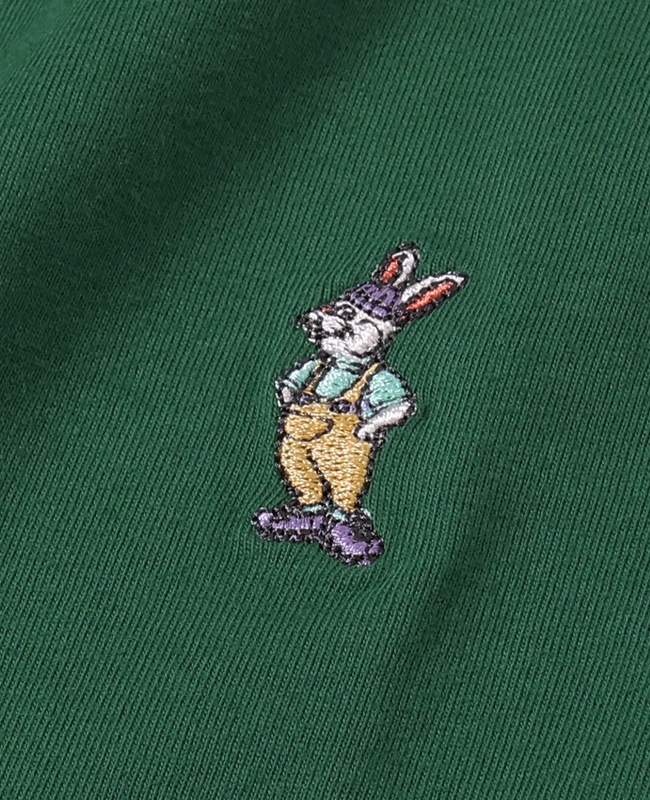 Rabbits Country Club サテンキャンプシャツ M グリーン - メルカリ