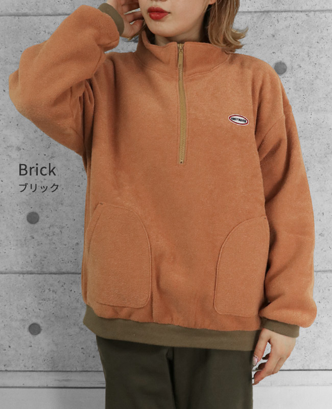 クリフメイヤー[公式] ブークレハーフジップ LADYS 2417824L