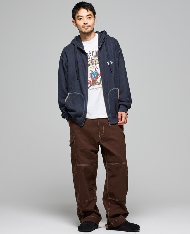 クリフメイヤー[公式] ハニカムワッフルジップパーカー MENS 2517819