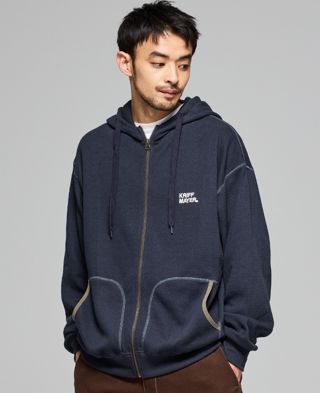 クリフメイヤー[公式] ハニカムワッフルジップパーカー MENS 2517819