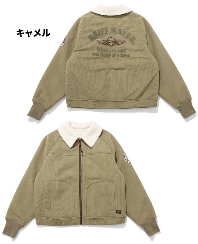 クリフメイヤー[公式] 裏ボアコーデュロイボンバージャケット MENS