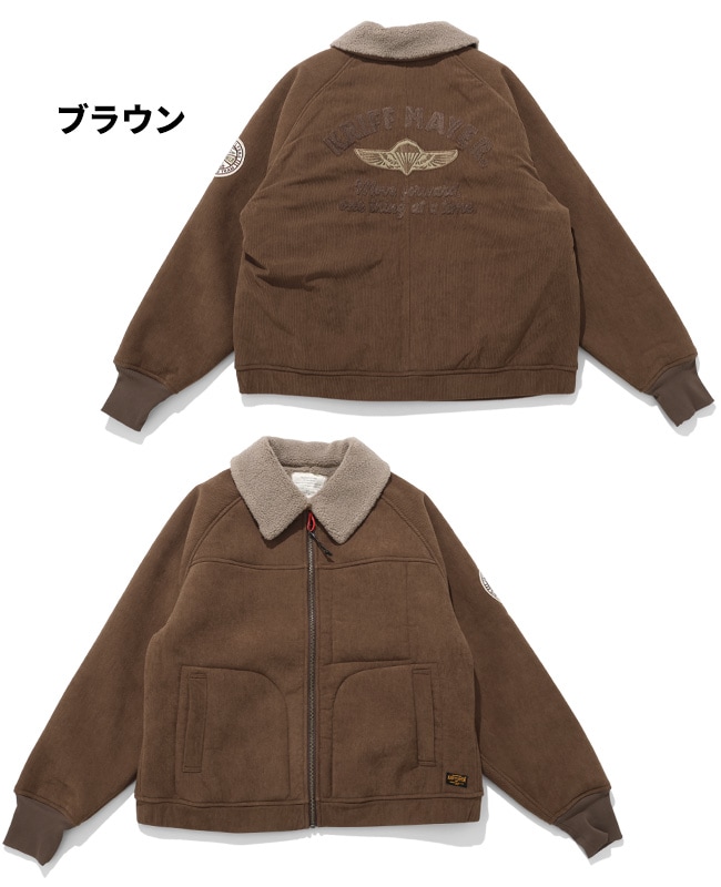 クリフメイヤー[公式] 裏ボアコーデュロイボンバージャケット MENS