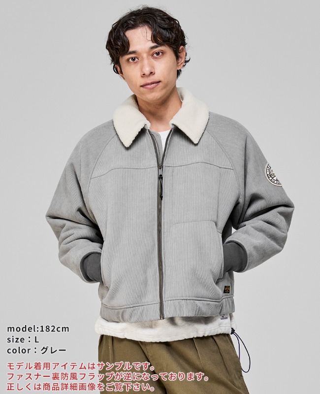 クリフメイヤー[公式] 裏ボアコーデュロイボンバージャケット MENS