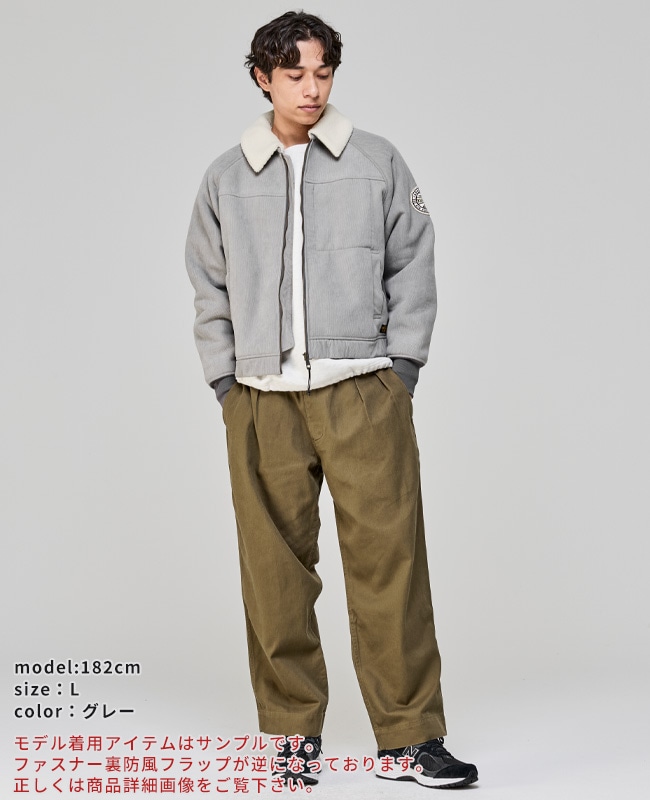 クリフメイヤー[公式] 裏ボアコーデュロイボンバージャケット MENS