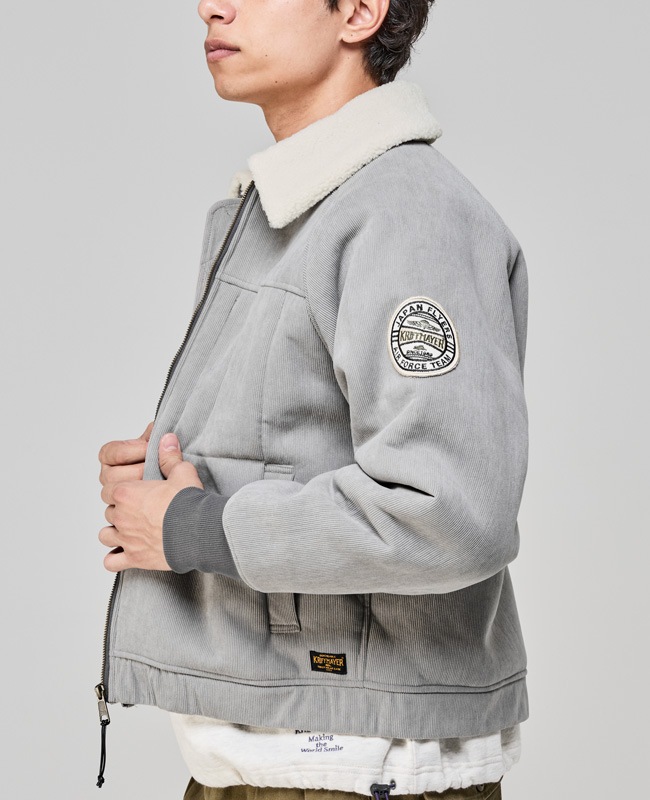 クリフメイヤー[公式] 裏ボアコーデュロイボンバージャケット MENS 2525106