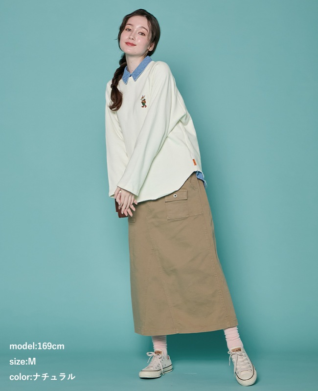 クリフメイヤー[公式] ラグランスウェットチュニック LADYS W2527824