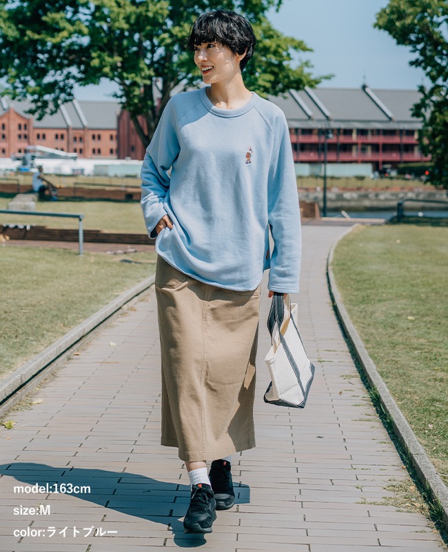 クリフメイヤー[公式] ラグランスウェットチュニック LADYS W2527824