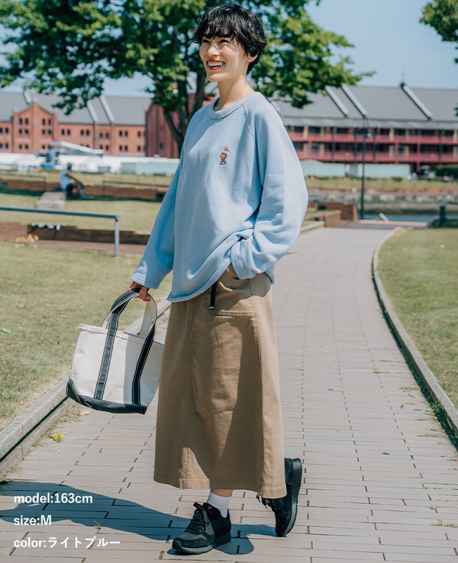 クリフメイヤー[公式] ラグランスウェットチュニック LADYS W2527824