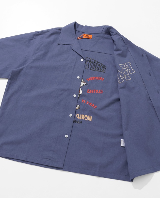 クリフメイヤー[公式] クリフラビット刺繍開襟シャツ MENS 2457801
