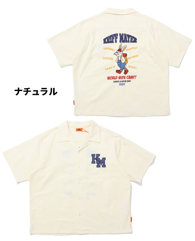 クリフメイヤー[公式] クリフラビット刺繍開襟シャツ MENS 2457801