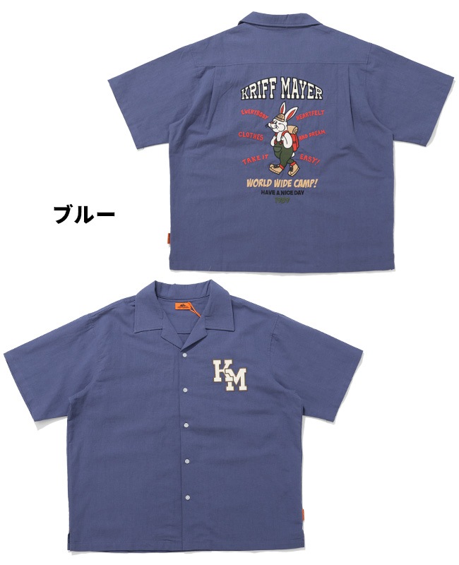 クリフメイヤー[公式] クリフラビット刺繍開襟シャツ MENS 2457801