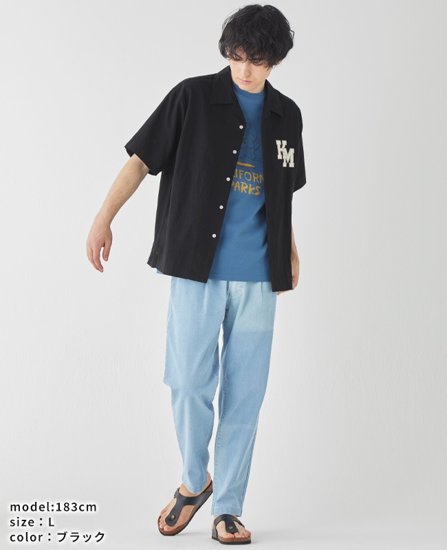 クリフメイヤー[公式] クリフラビット刺繍開襟シャツ MENS 2457801