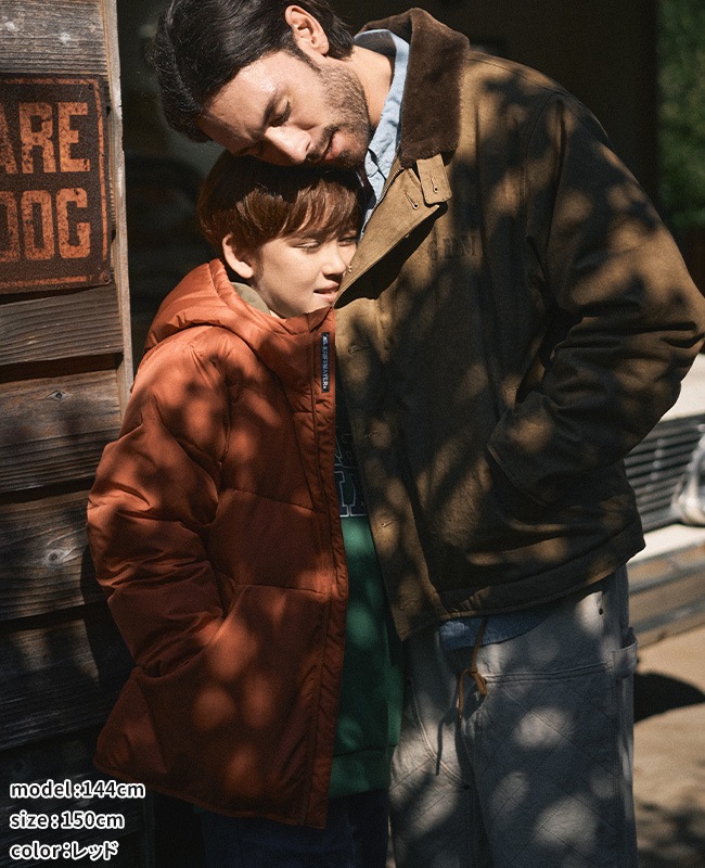 クリフメイヤー[公式] ミクスチャーダウンジャケット KIDS J2527001