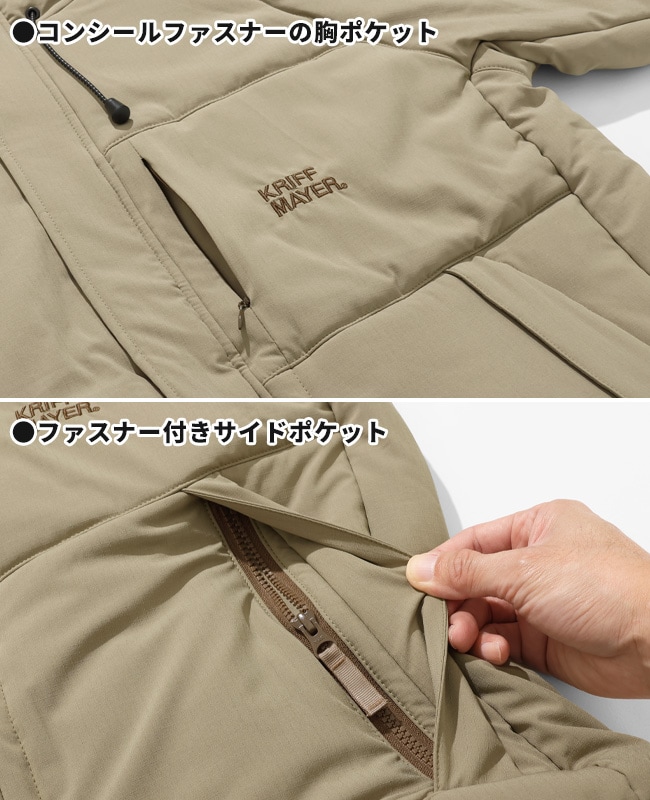 クリフメイヤー[公式] 中綿アクティブフードジャケット MENS 2517802