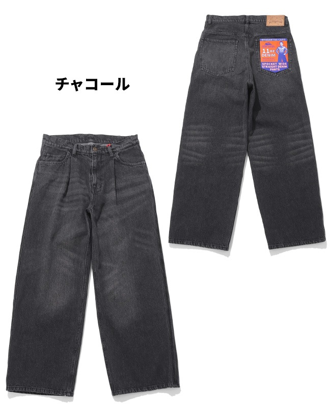クリフメイヤー[公式] ワイドストレートデニムパンツ MENS 2535108