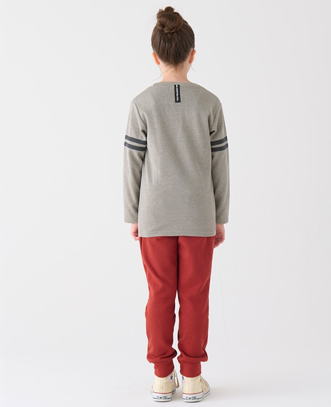 クリフメイヤー[公式] 伸びWフェイス袖ラインT KIDS 2417855K