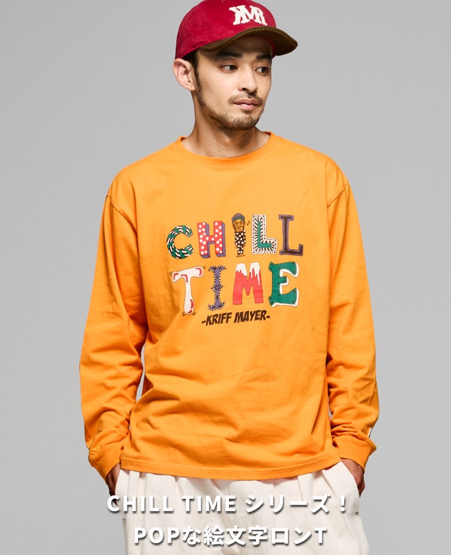 クリフメイヤー[公式] チルタイムロンT (絵文字) MENS 2517809