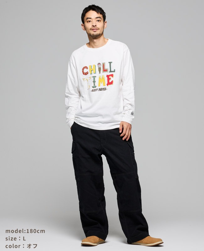 クリフメイヤー[公式] チルタイムロンT (絵文字) MENS 2517809