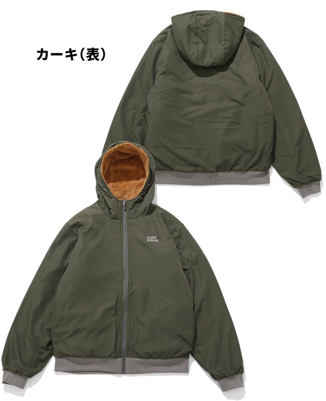 kuribo様　　38サイズ アウター 楽天市場】ボアジャケット リバーシブル フリース アウター ブルゾン