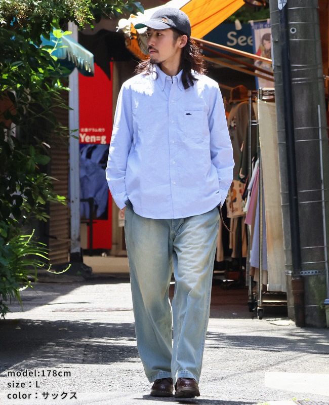 クリフメイヤー[公式] ワンポイント刺繍オックスシャツ MENS 2537806