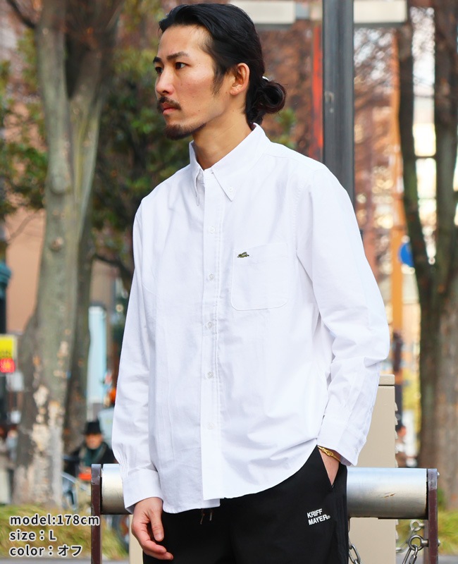 クリフメイヤー[公式] ワンポイント刺繍オックスシャツ MENS 2537806