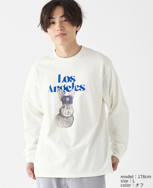 クリフメイヤー[公式] RUUUコラボロンT(LA) MENS 2435806